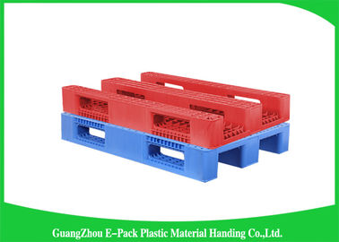 Διπλές πλευρές 4 - Stackable πλαστικές παλέτες τρόπων, πλαστικές παλέτες 1200 X 1000mm ολισθήσεων