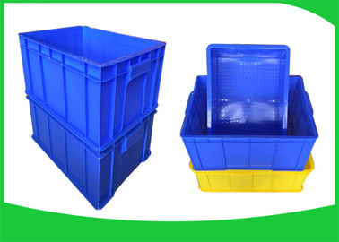 Οικονομικά πλαστικά Stackable εμπορευματοκιβώτια που κινούν την αποθήκευση για τη μεταφορά και τις διοικητικές μέριμνες