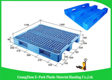 100% HDPE της Virgin πλαστικές ευρο- παλέτες που αερίζονται Stackable για τη βιομηχανία τροφίμων