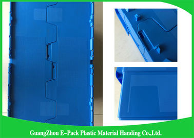 600 * 400 * Stackable και Nestable PP καπακιών 315mm συνημμένα πλαστικό υλικά εμπορευματοκιβωτίων
