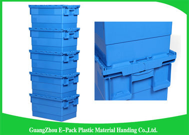 600 * 400 * Stackable και Nestable PP καπακιών 315mm συνημμένα πλαστικό υλικά εμπορευματοκιβωτίων
