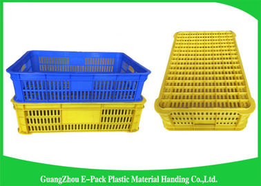 50.4L HDPE πλαστικά κλουβιά τροφίμων/stackable πλαστικά δοχεία αποθήκευσης απόδειξης γρατσουνιών