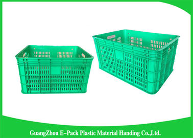 50.4L HDPE πλαστικά κλουβιά τροφίμων/stackable πλαστικά δοχεία αποθήκευσης απόδειξης γρατσουνιών