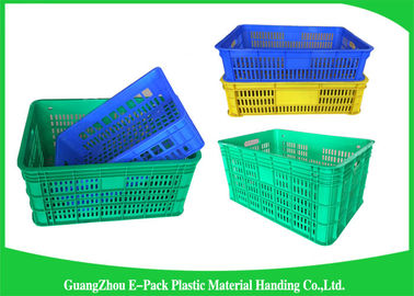 50.4L HDPE πλαστικά κλουβιά τροφίμων/stackable πλαστικά δοχεία αποθήκευσης απόδειξης γρατσουνιών