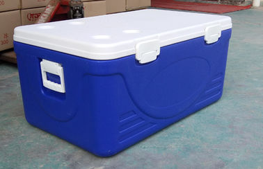 Μπλε HDPE της Virgin κιβωτίων παγώματος 110L μονωμένος όγκος καταψύχοντας πιό δροσερός PU αφρός