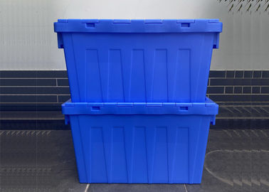 Συνημμένα εμπορευματοκιβώτια 560*380*330mm καπακιών άρθρωσης προσαρμογής πλαστικό