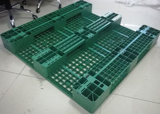 HDPE 6T συνήθειας βαρέων καθηκόντων πλαστικές παλέτες 4 Forklift τρόπων