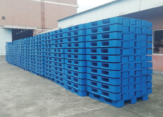 HDPE 6T συνήθειας βαρέων καθηκόντων πλαστικές παλέτες 4 Forklift τρόπων