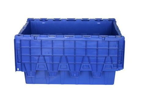 Stackable συνημμένο πλαστικό καπακιών κατώτατο σημείο ολισθήσεων εμπορευματοκιβωτίων αντι