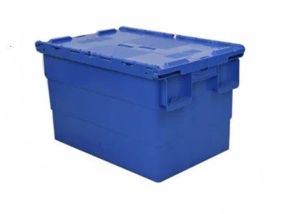 κιβώτιο αποθήκευσης κλουβιών 600*400*365mm 200kg PP για τη μεταφορά