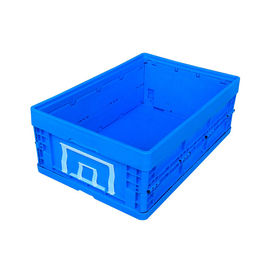 Σταθερά μπλε πτυσσόμενα πλαστικά εμπορευματοκιβώτια/που διπλώνουν τα πλαστικά κλουβιά
